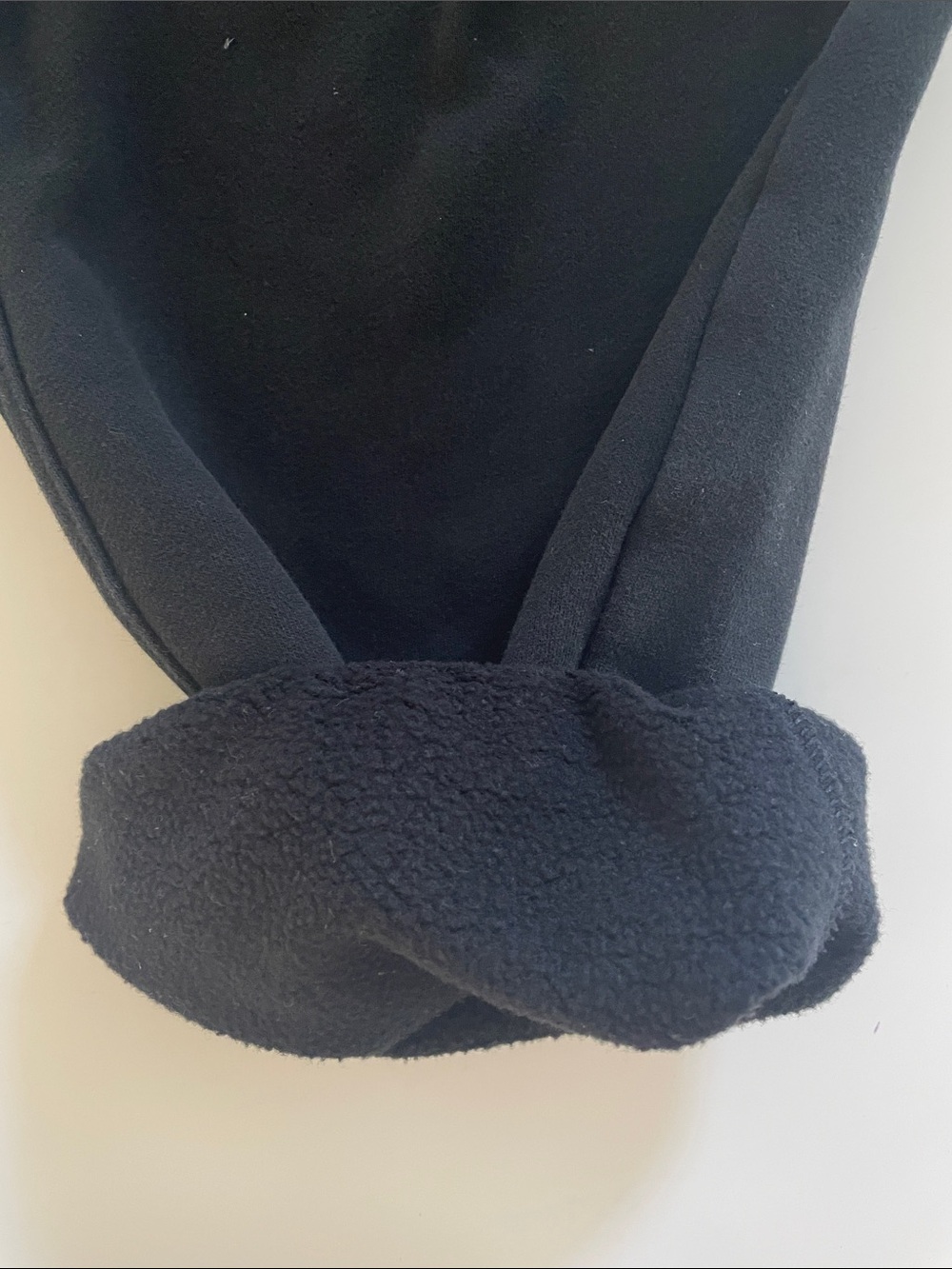 CRZ YOGA Black Fleece Lined Joggers Sweatpants. Medium - Picture 6 of 7